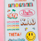 Rainbow Sorority Sticker Sheet