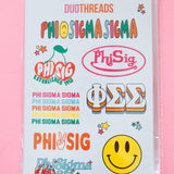 Rainbow Sorority Sticker Sheet