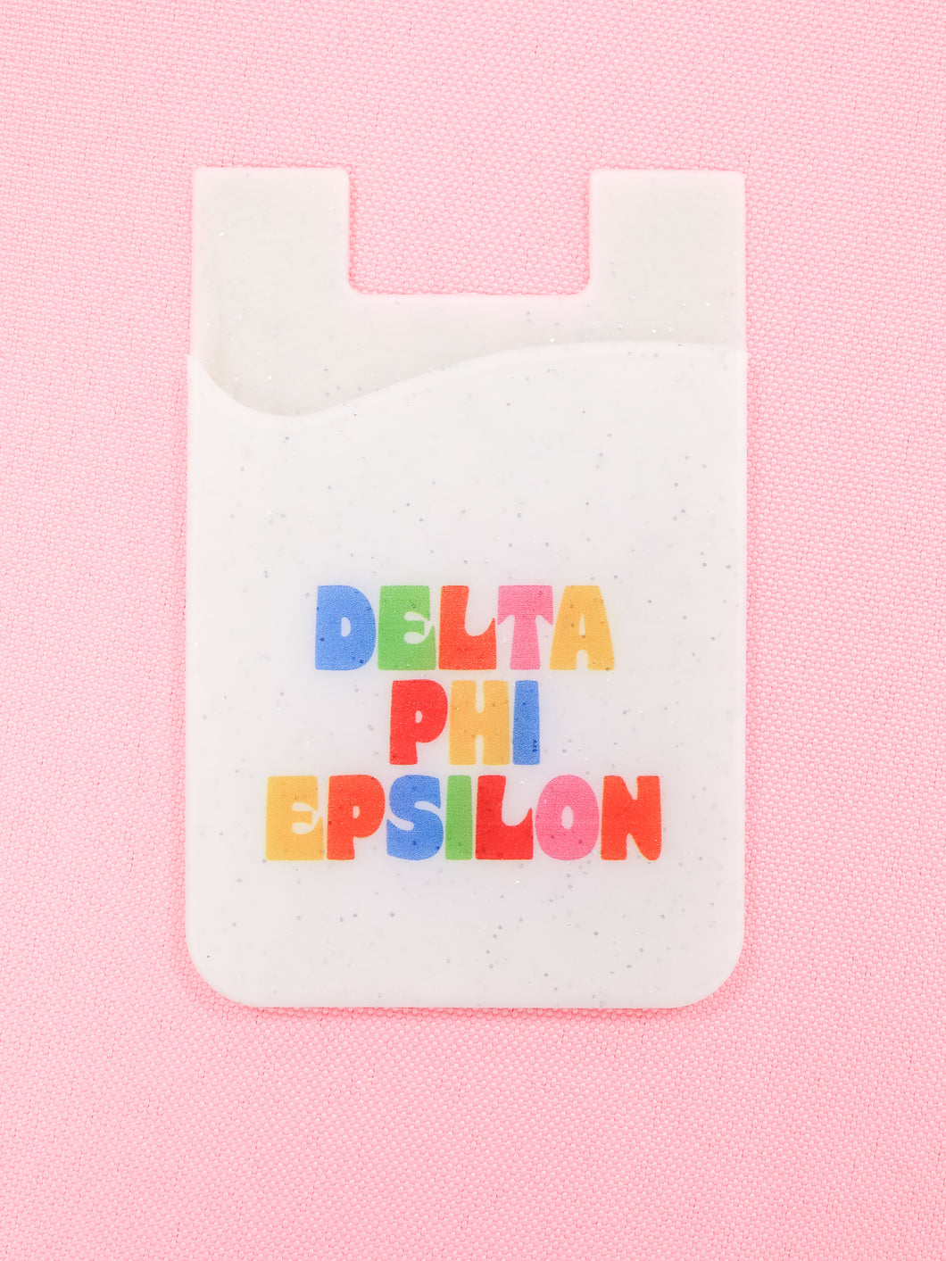 Delta Phi Epsilon Shimmer Phone Wallet