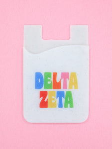 Delta Zeta Shimmer Phone Wallet