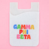 Gamma Phi Beta Shimmer Phone Wallet