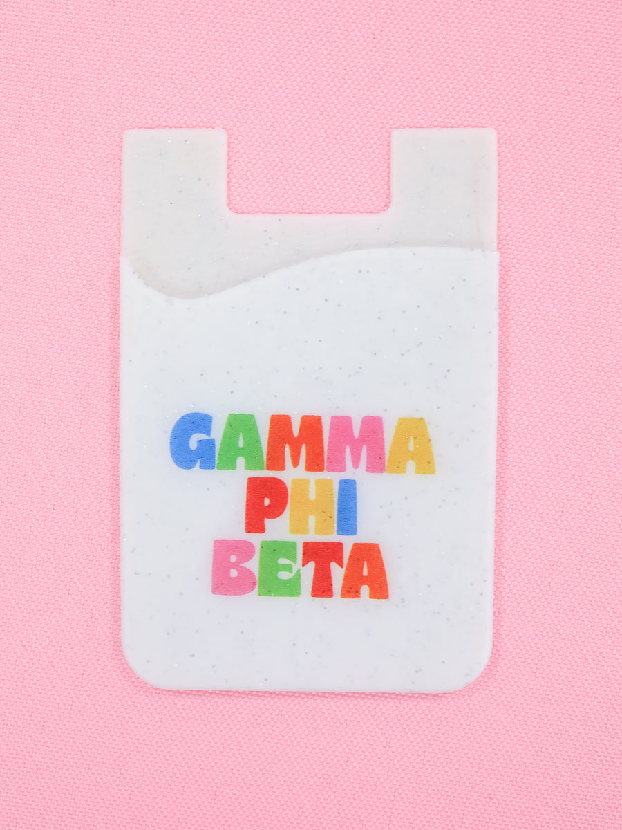 Gamma Phi Beta Shimmer Phone Wallet