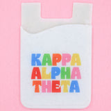 Kappa Alpha Theta Shimmer Phone Wallet