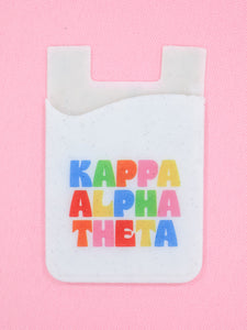 Kappa Alpha Theta Shimmer Phone Wallet