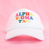 Alpha Sigma Tau Fun Times Trucker Hat