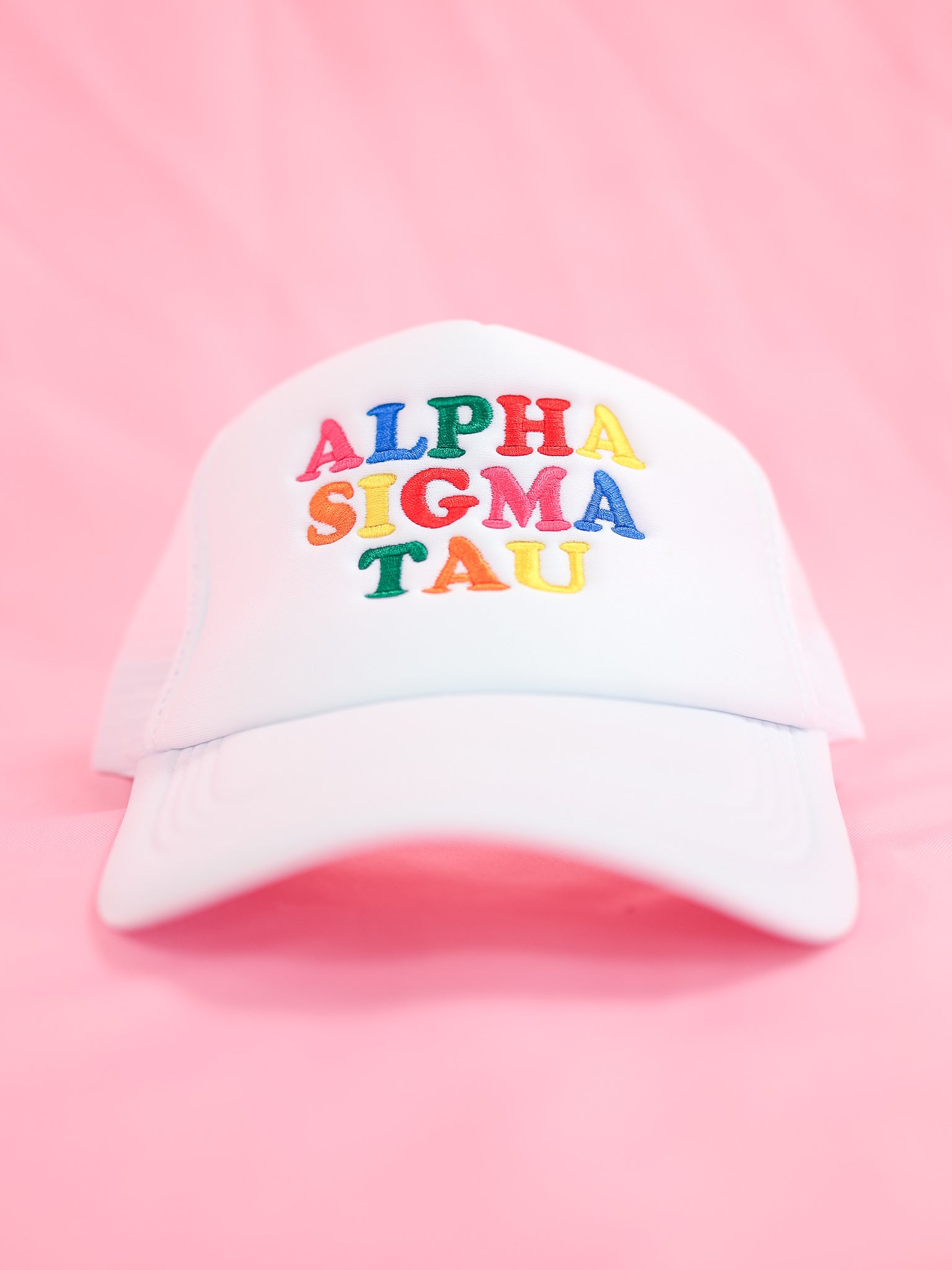 Alpha Sigma Tau Fun Times Trucker Hat