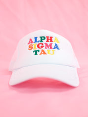 Alpha Sigma Tau Fun Times Trucker Hat