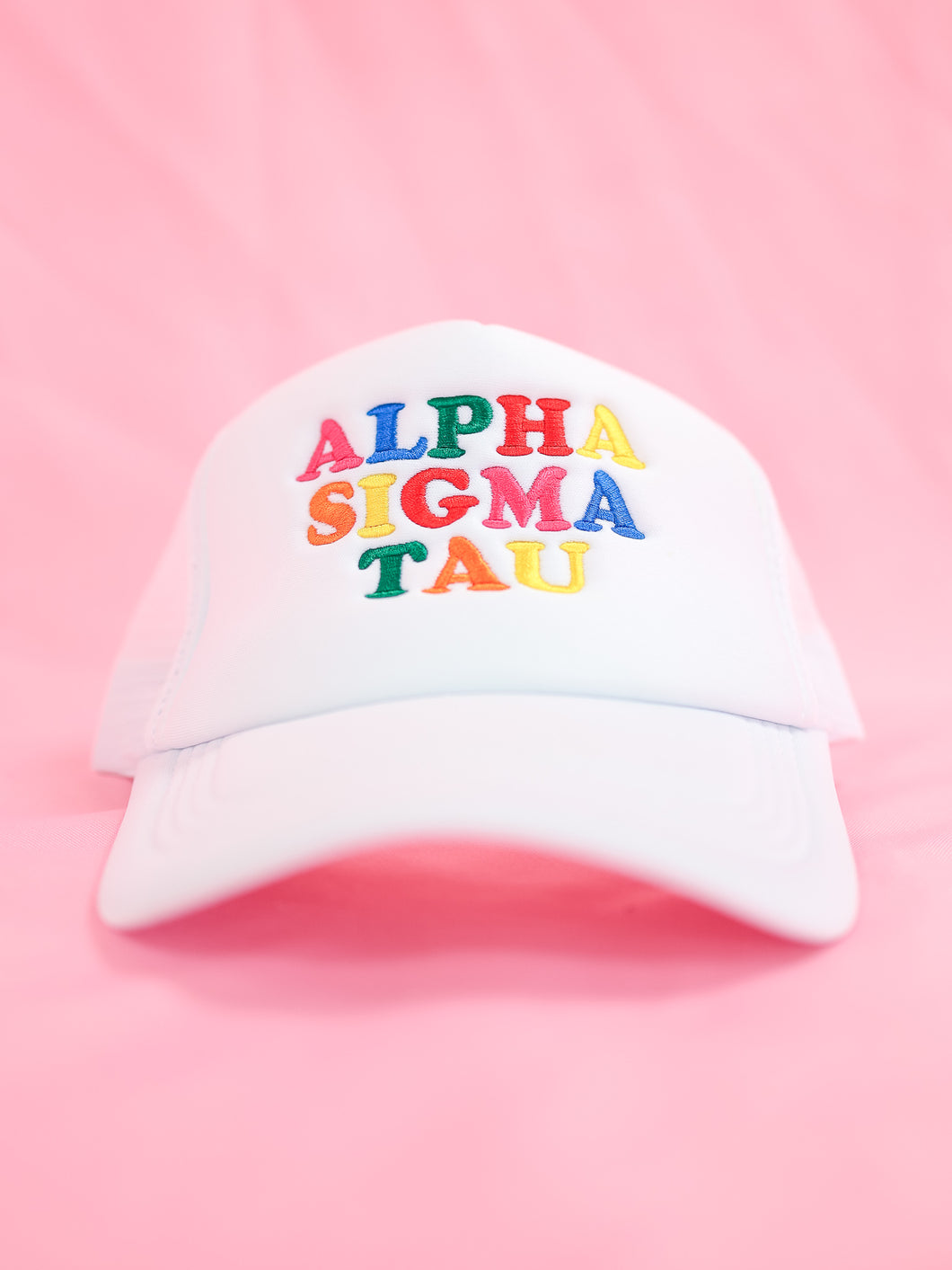 Alpha Sigma Tau Fun Times Trucker Hat