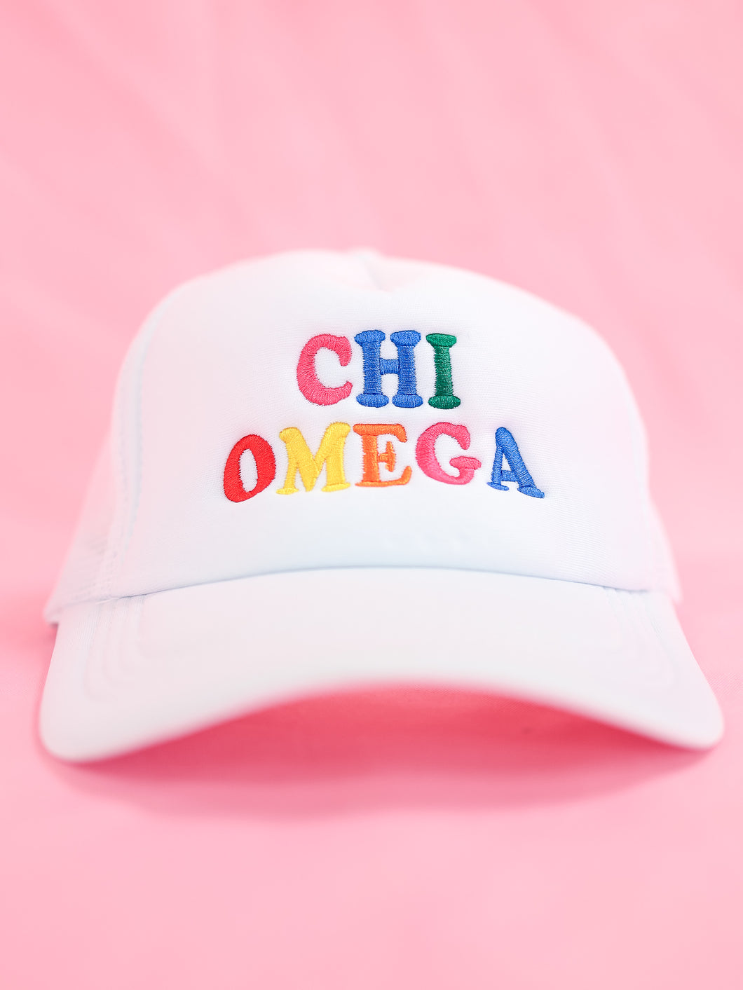 Chi Omega Fun Times Trucker Hat