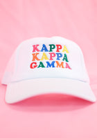 Load image into Gallery viewer, Kappa Kappa Gamma Fun Times Trucker Hat
