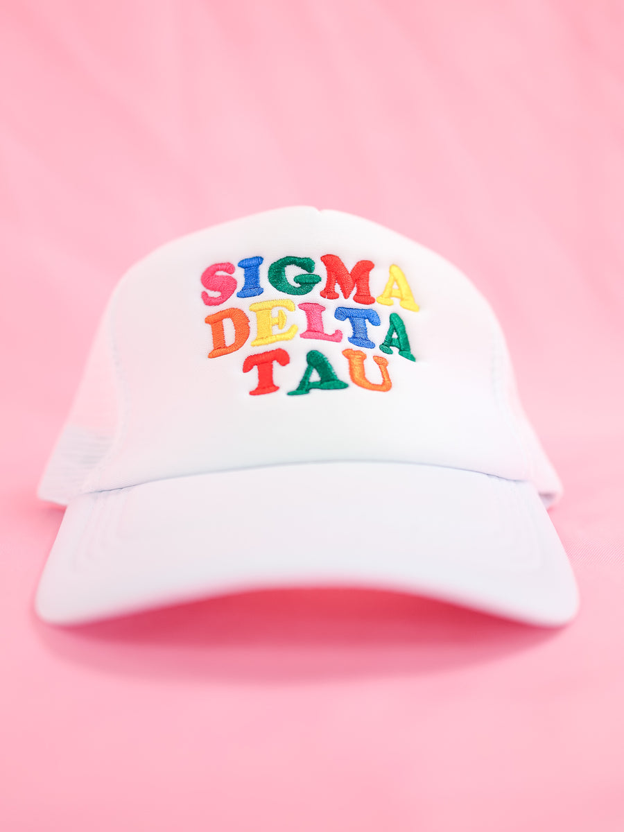 Sigma Delta Tau Fun Times Trucker Hat
