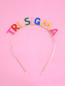 Sigma Sigma Sigma Get This Party Started Headband