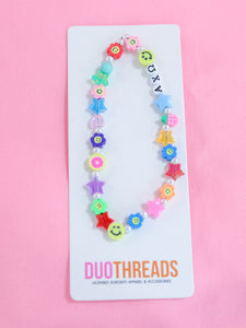 Alpha Chi Omega Beaded Phone Charm