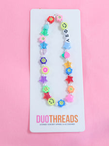 Alpha Epsilon Phi Beaded Phone Charm