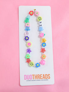 Sigma Kappa Beaded Phone Charm