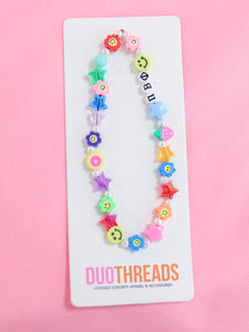 Pi Beta Phi Beaded Phone Charm