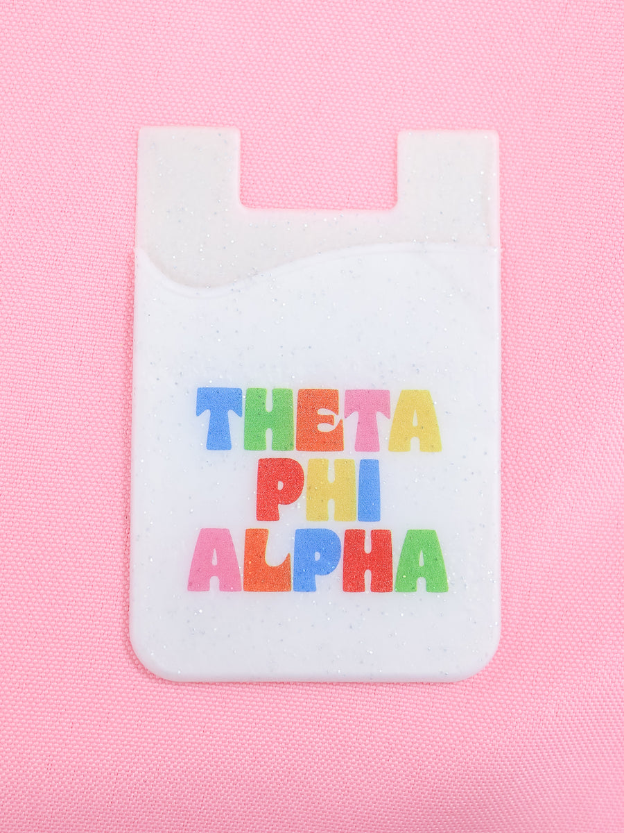 Theta Phi Alpha Shimmer Phone Wallet