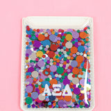 Alpha Xi Delta Confetti Sorority Phone Wallet