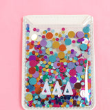 Delta Delta Delta Confetti Sorority Phone Wallet