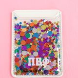 Pi Beta Phi Confetti Sorority Phone Wallet