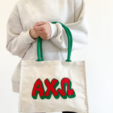 Alpha Chi Omega Chenille Gift Tote