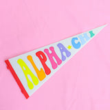 Rainbow Sorority Pennant Flag