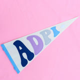 Rainbow Sorority Pennant Flag