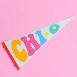 Rainbow Sorority Pennant Flag