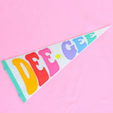 Rainbow Sorority Pennant Flag