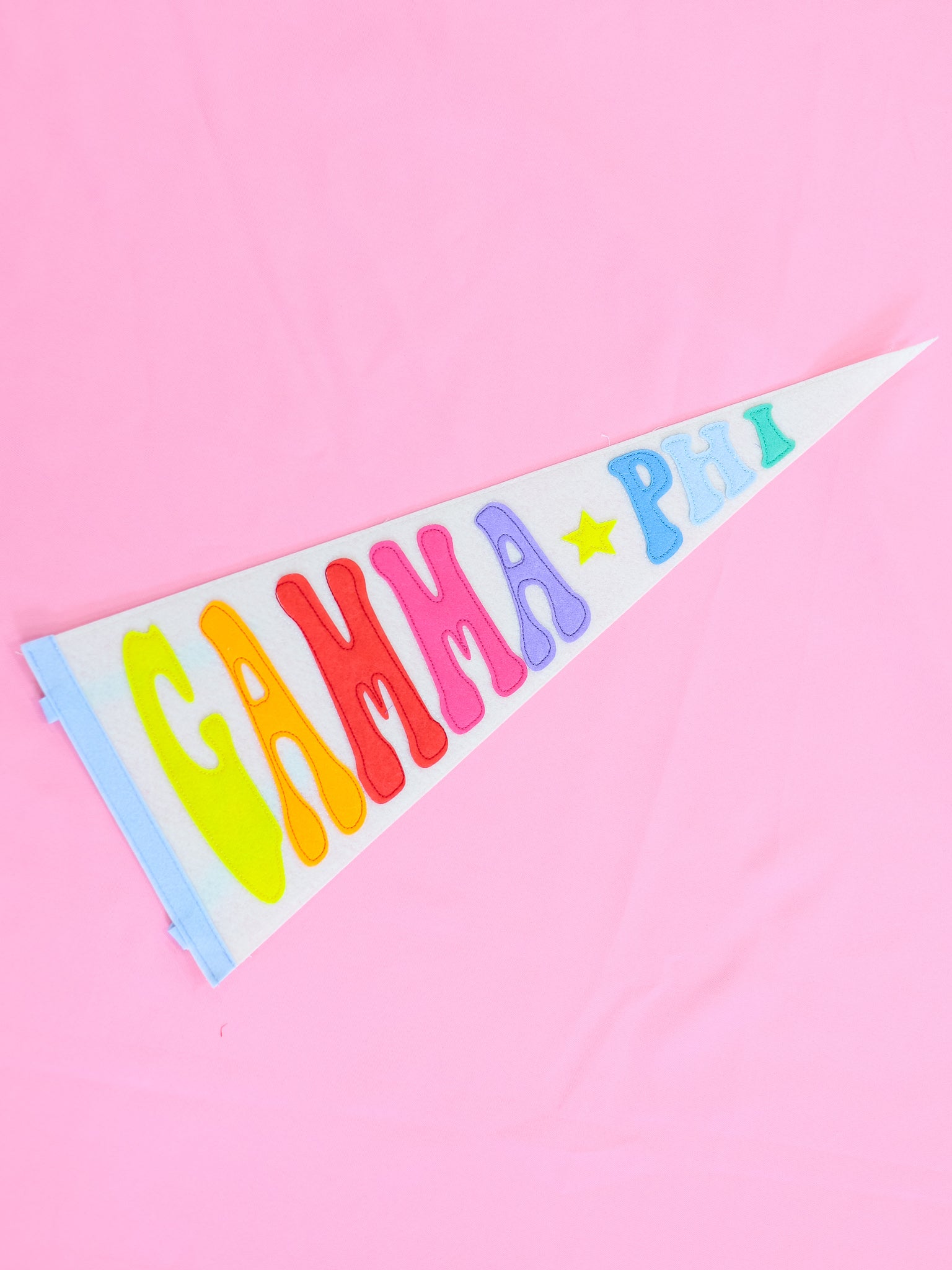 Rainbow Sorority Pennant Flag