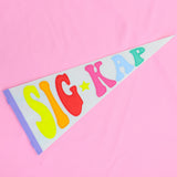 Rainbow Sorority Pennant Flag