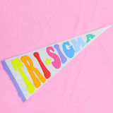 Rainbow Sorority Pennant Flag