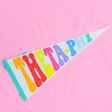 Rainbow Sorority Pennant Flag