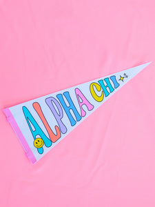 Alpha Chi Omega Party Pennant Flag