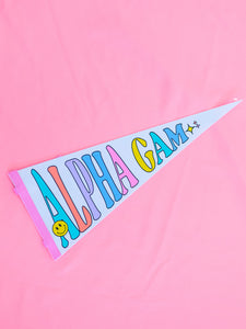 Alpha Gamma Delta Party Pennant Flag