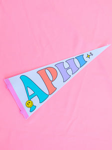 Alpha Phi Party Pennant Flag