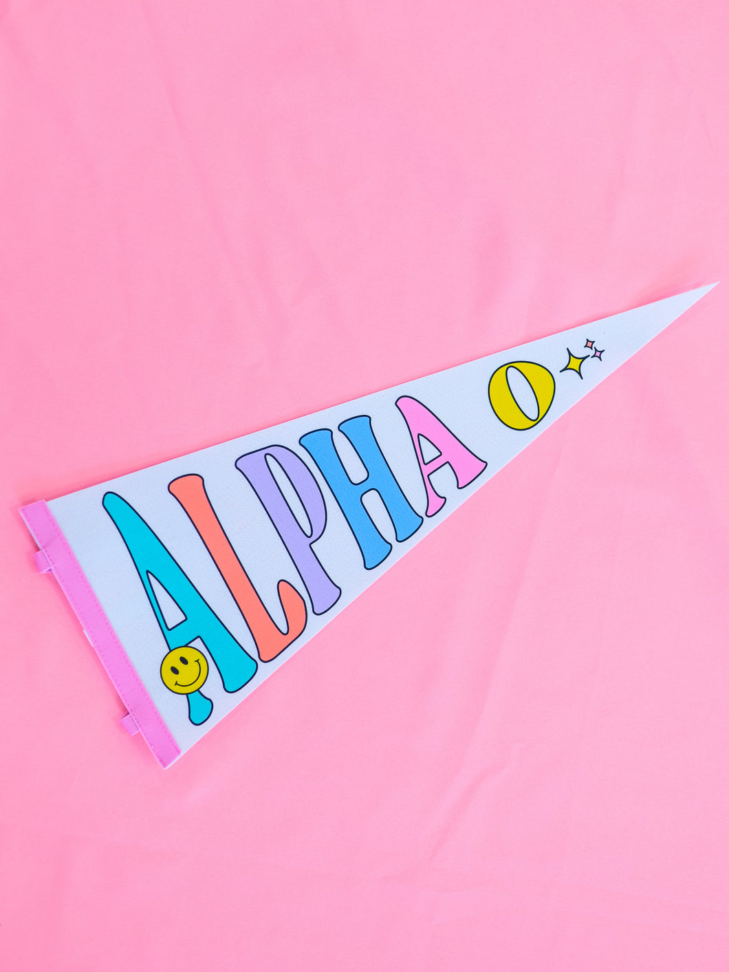 Alpha Omicron Pi Party Pennant Flag