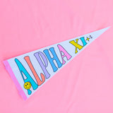Alpha Xi Delta Party Pennant Flag