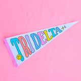 Delta Delta Delta Party Pennant Flag