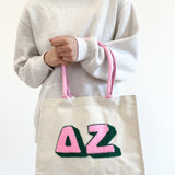 Delta Zeta Chenille Gift Tote