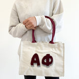 Alpha Phi Chenille Gift Tote
