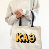 Kappa Alpha Theta Chenille Gift Tote