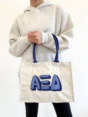 Alpha Xi Delta Chenille Gift Tote