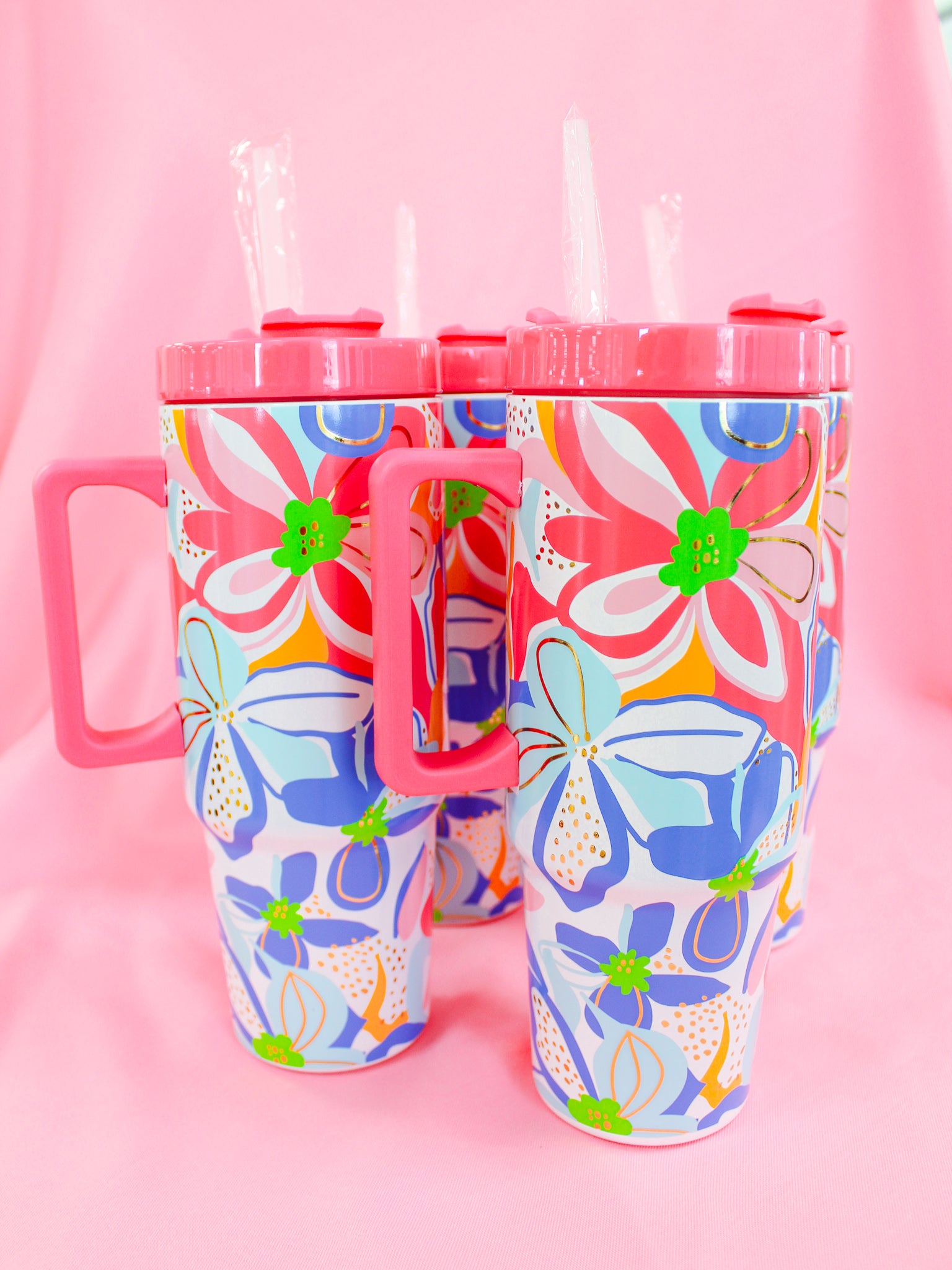 Color Me Happy To-Go handle Tumbler