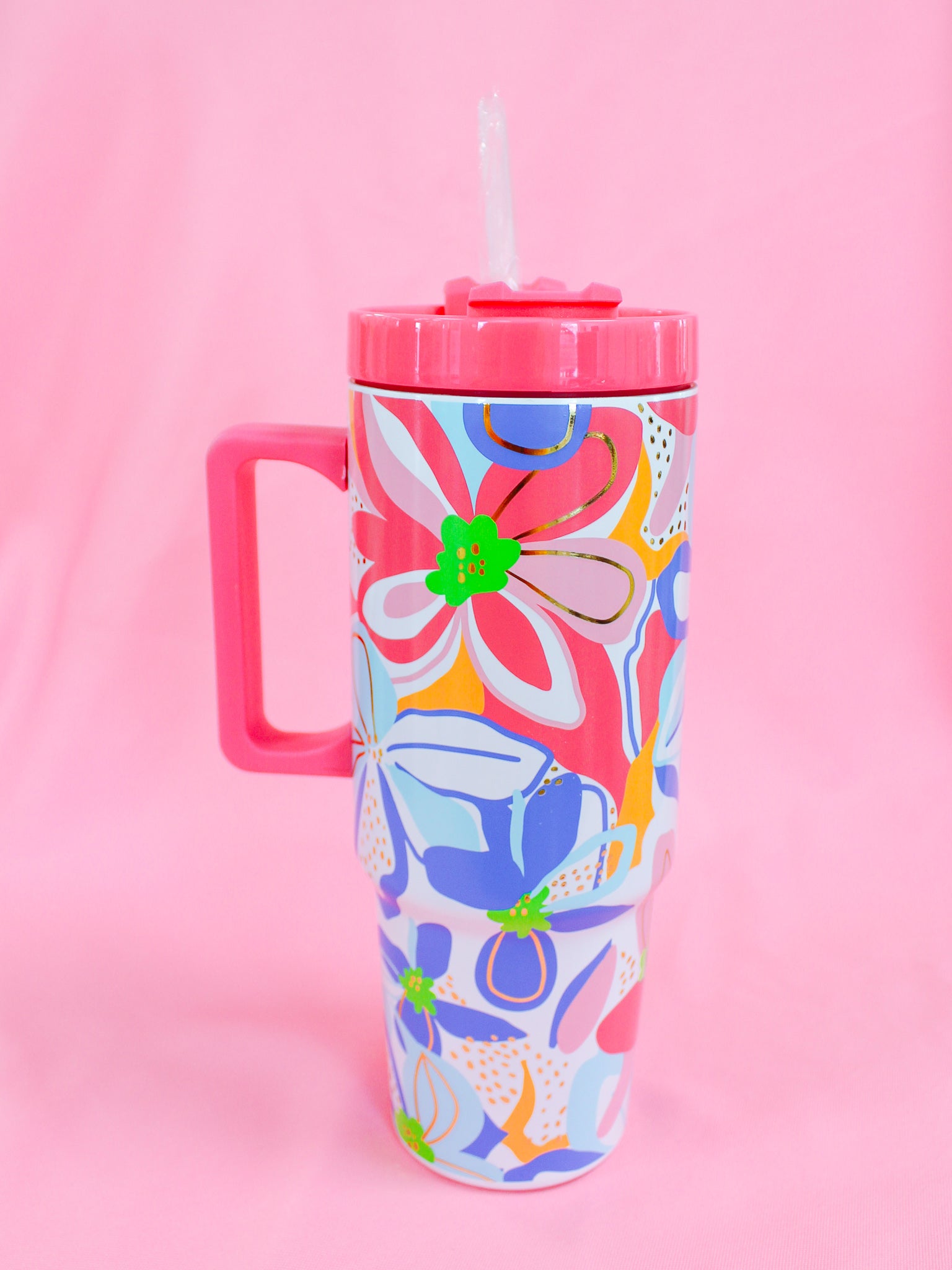Color Me Happy To-Go handle Tumbler