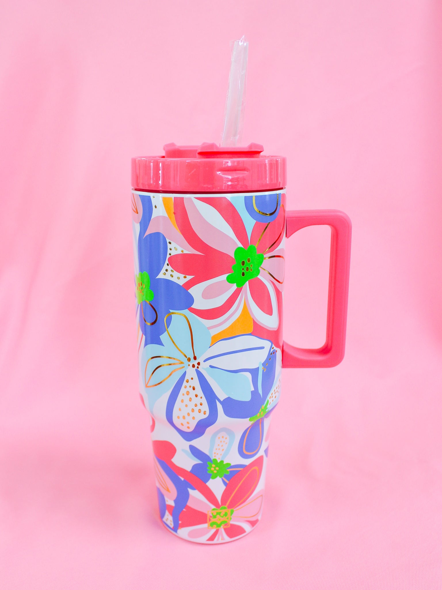 Color Me Happy To-Go handle Tumbler