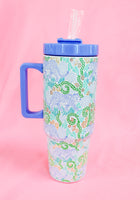 Load image into Gallery viewer, Jungle Lounge To-Go handle Tumbler
