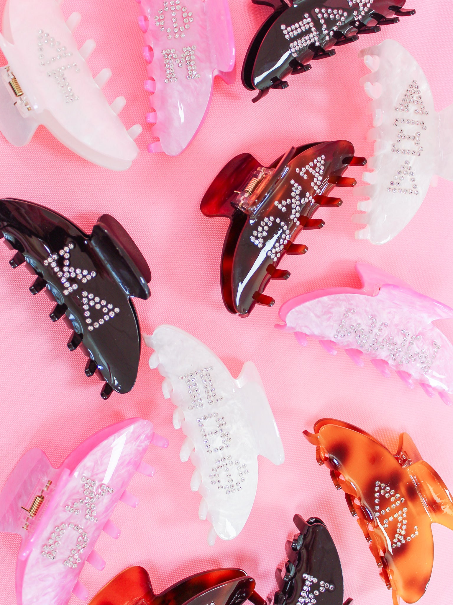It Girl Rhinestone Sorority Hair Claw Clip