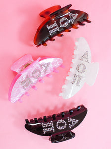 Alpha Omicron Pi It Girl Rhinestone Hair Claw Clip
