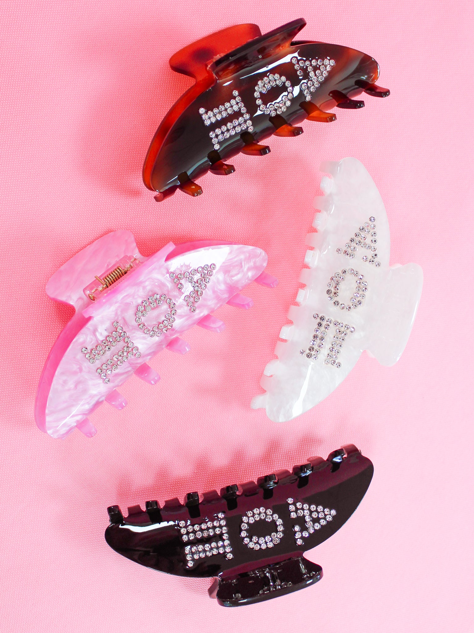 It Girl Rhinestone Sorority Hair Claw Clip